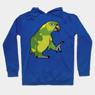 Bomber Yellow Nape Amazon Parrot Hoodie